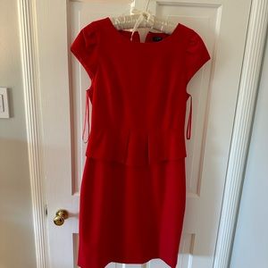 J. Crew red dress